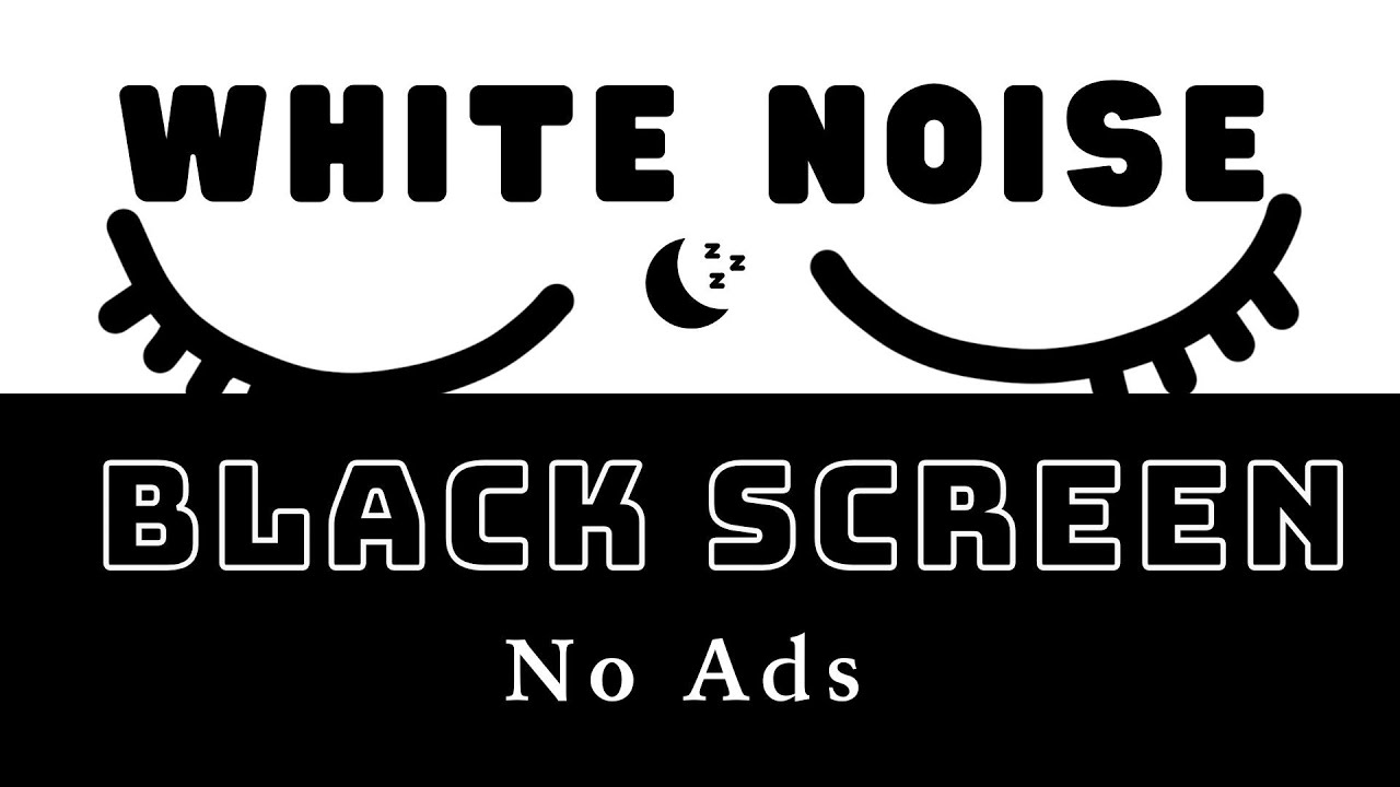 White Noise for Pure Relaxation 🌙 Black Screen | No Ads | 8 Hours