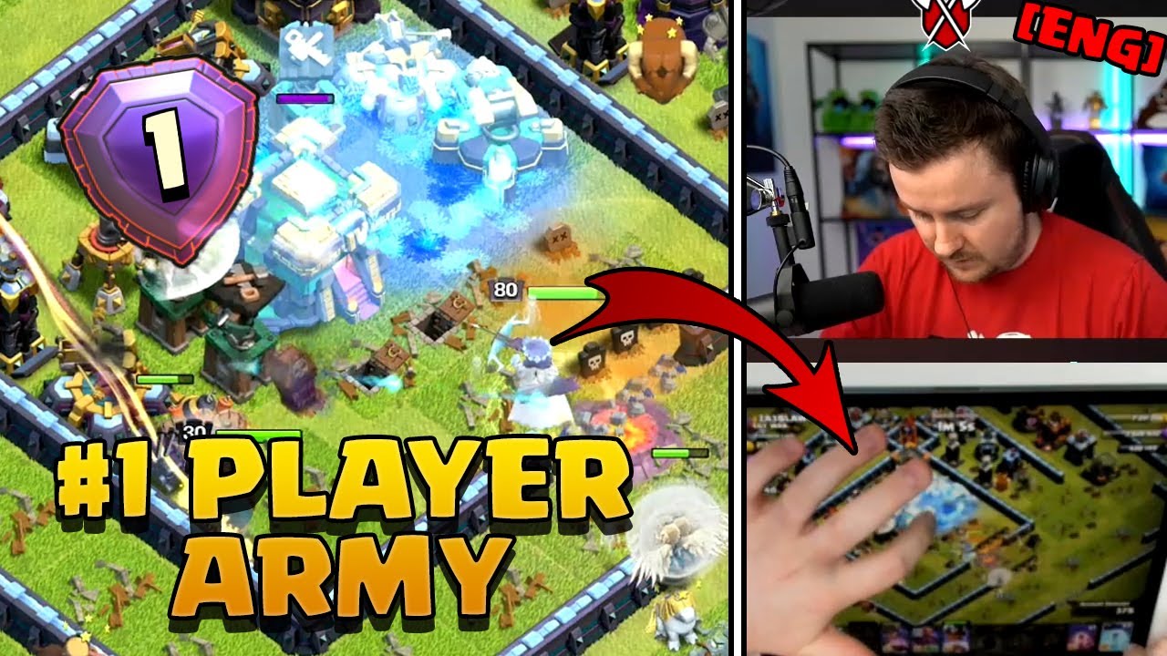 I copied the RANK 1 Strategy and used a HAND CAM | Clash of Clans English