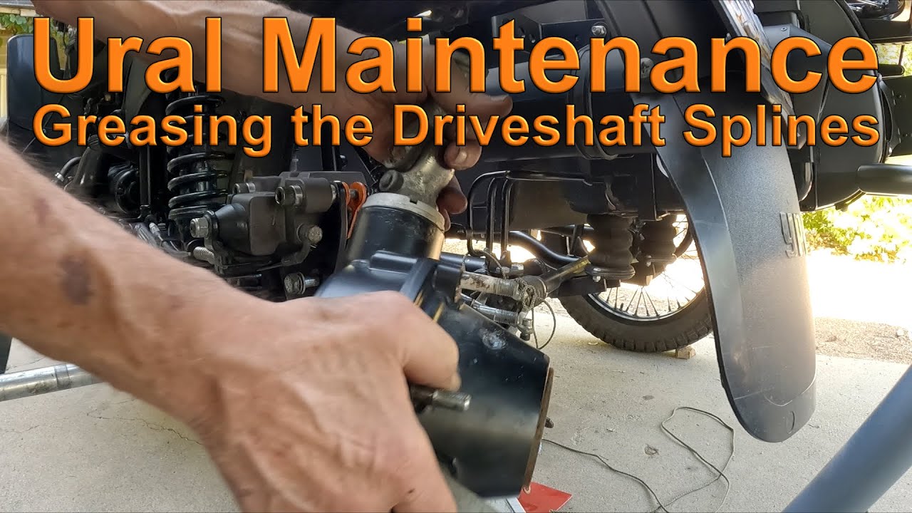 Ural Driveshaft Spline Maintenance