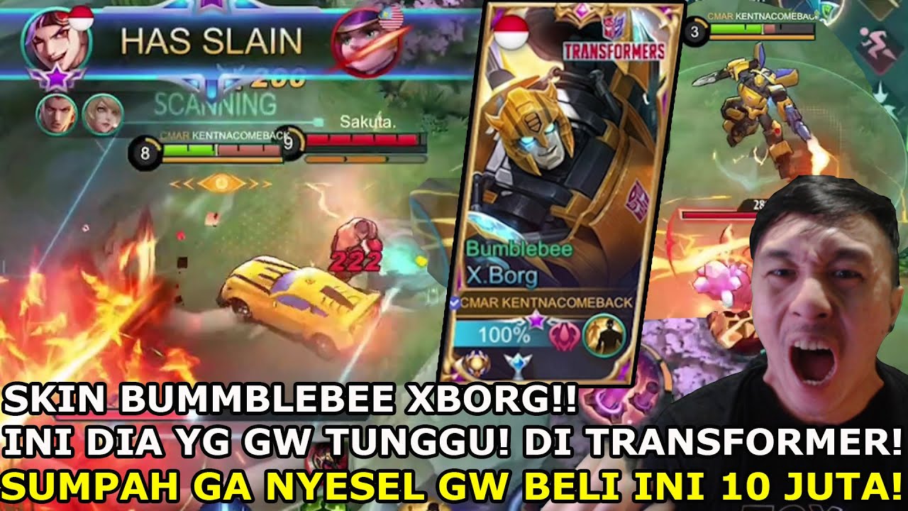 SKIN TRANSFORMER BUMBLEBEE XBORG SUMPAH KEREN BGT! GA NYESEL GW KELUARIN 10JUTA! BANTAI!