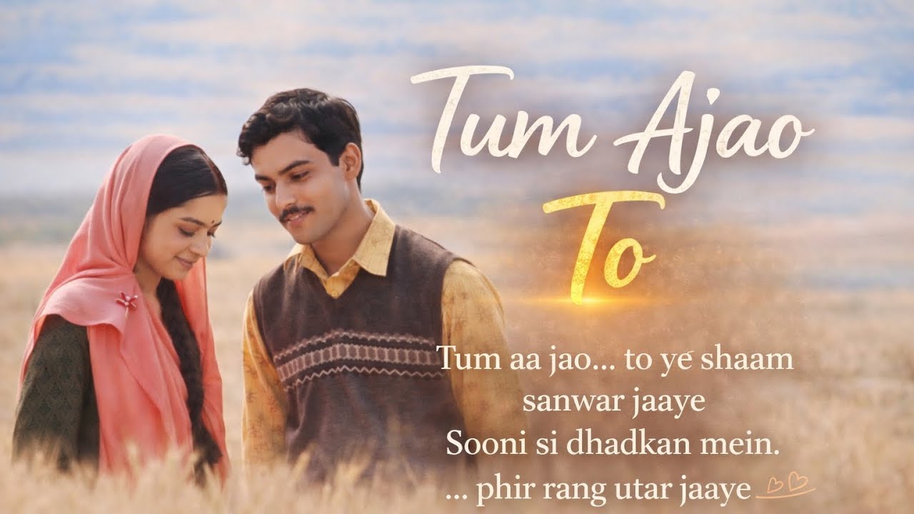 “Tum Aa Jao – The Most Heartfelt Melody You’ll Hear Today”