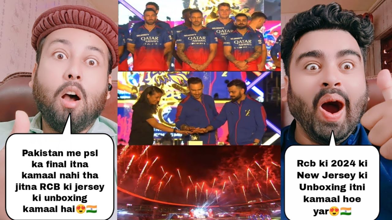 RCB Jersey Unboxing 2024 | Pakistani Reaction