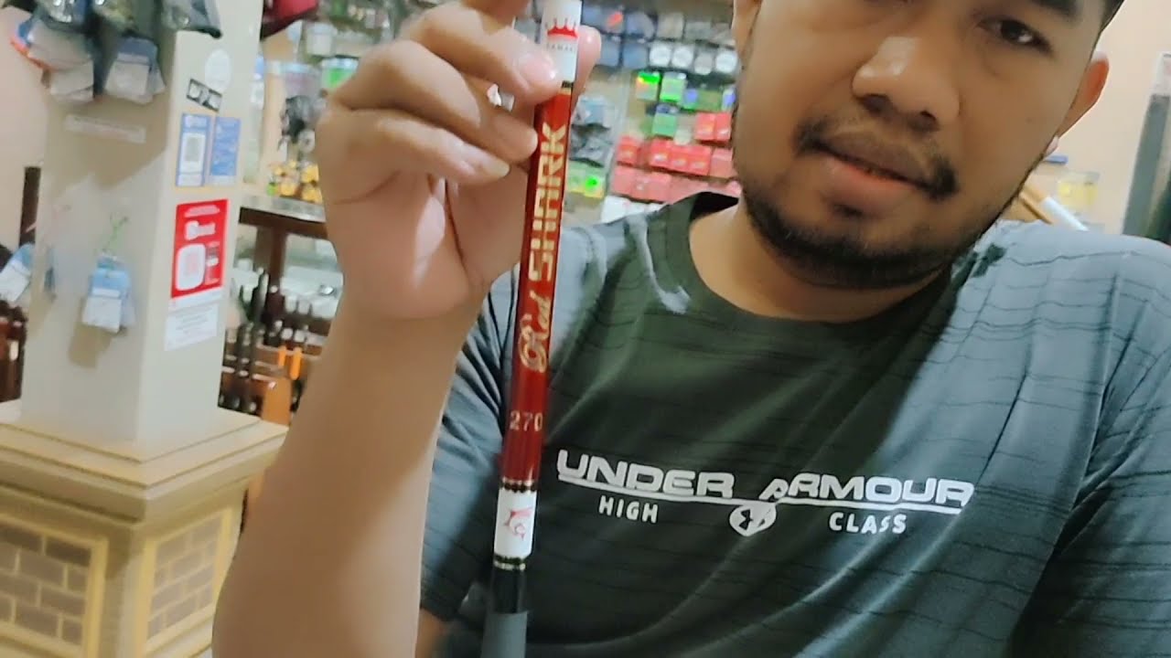 rivew dan tester tegek GAMARU RED SHARK 270cm yg sangat kuat sekali