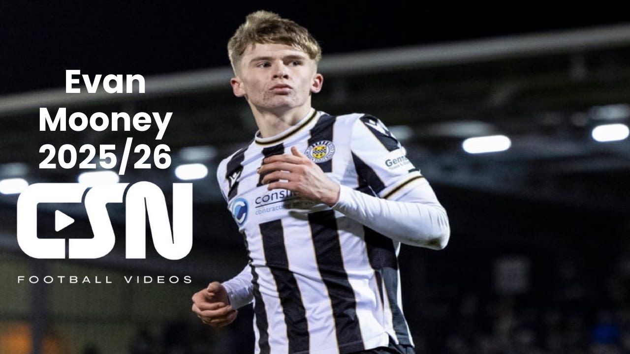 Evan Mooney (St Mirren) - Goals, Skills & Assists 2025/26 | HD