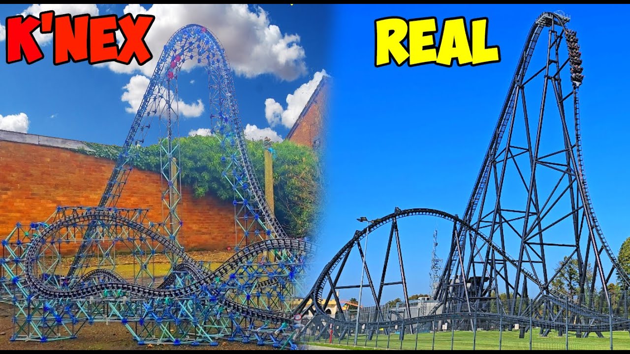 Я построил ГИПЕРИОН из K'nex! Вторые по высоте американские горки в Европе