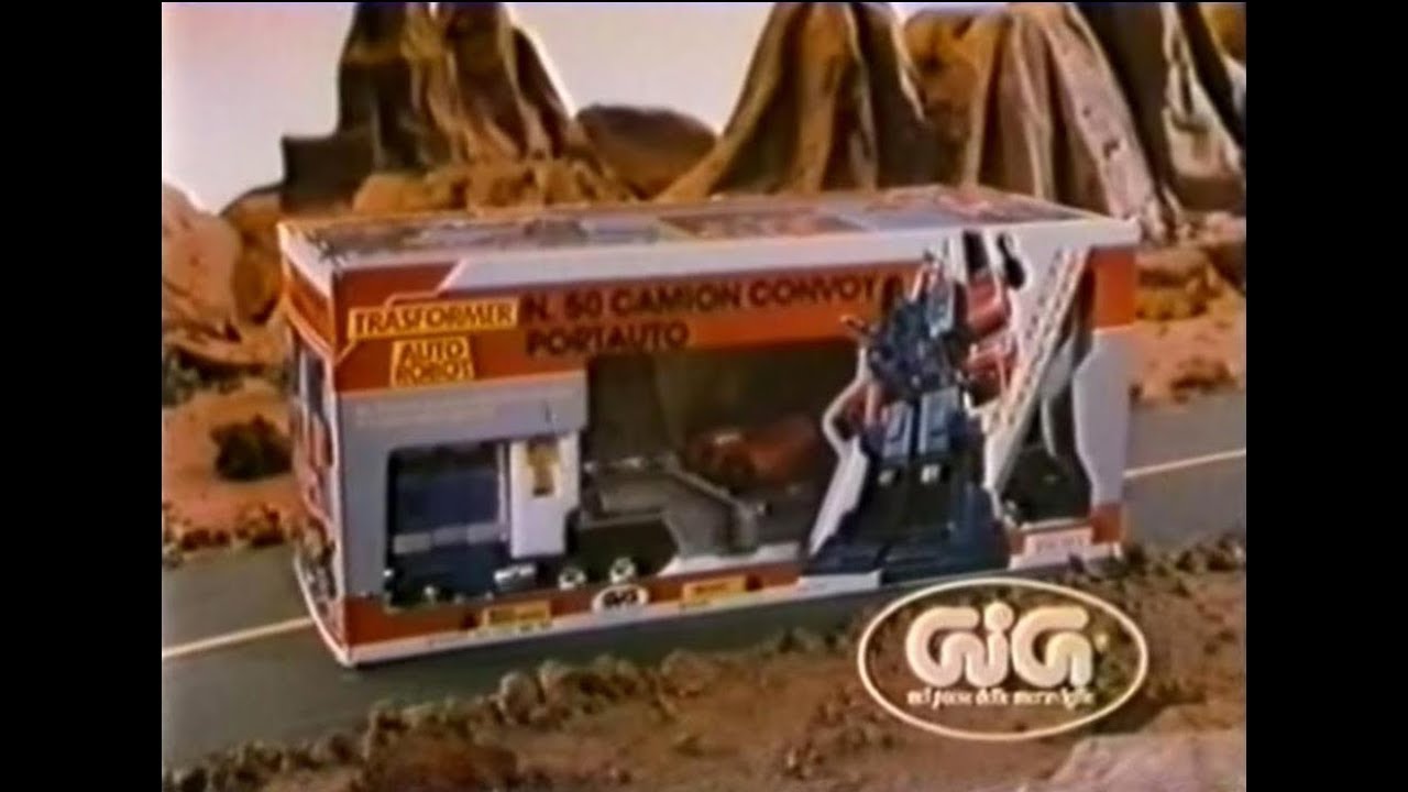 Pubblicità Spot TV Convoy Auto Robot Trasformer 1985 Dieci Anni Nel Paese Delle Meraviglie