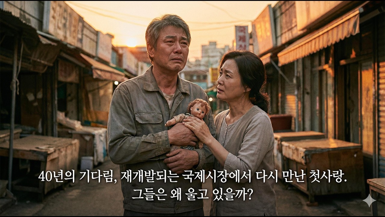[인생,사연,막장] 40년의 기다림, 재개발된는 국제시장에서 다시 만난 첫사랑, 그들은 왜 울고 있을까?