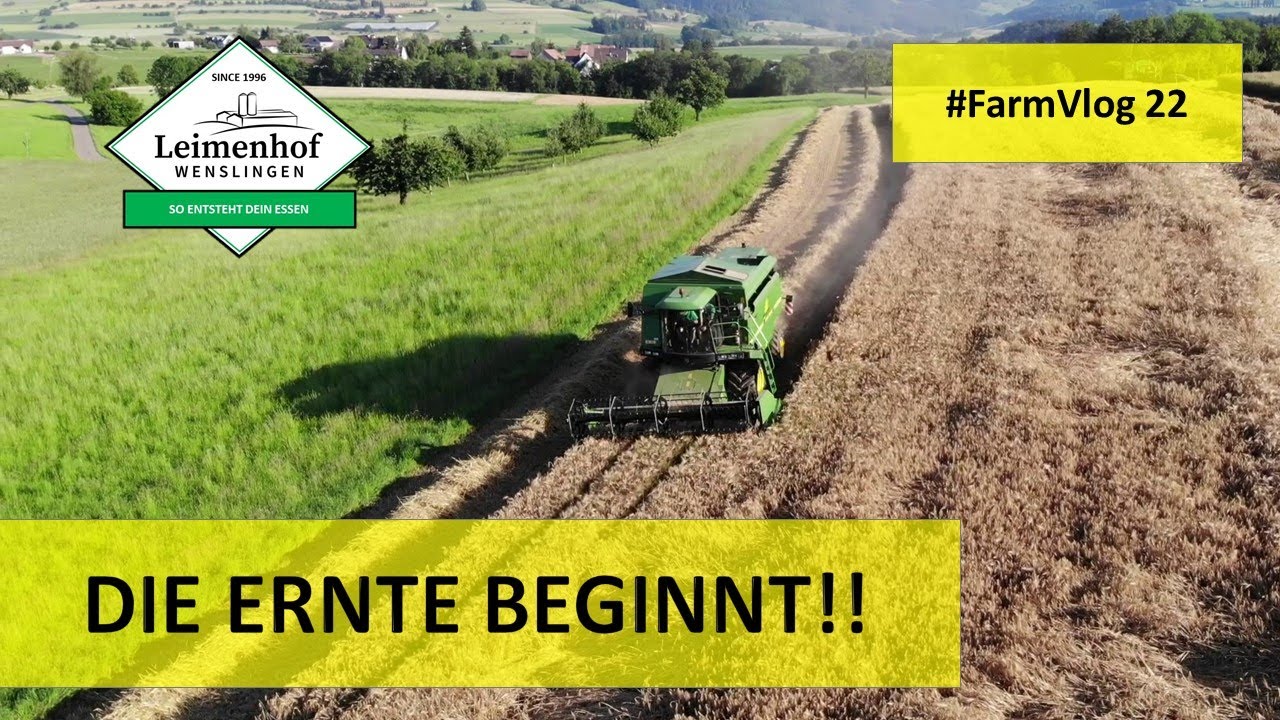 DRESCHEN MIT JOHN DEERE 2056 #FarmVlog 22