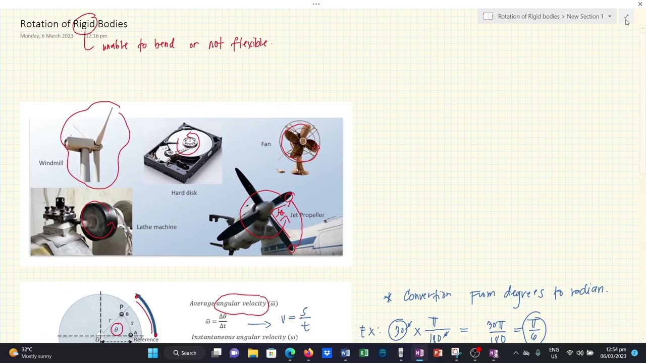 Rotation of Rigid Bodies