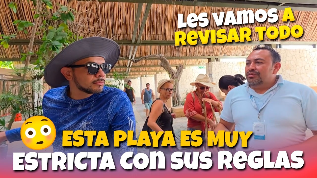 Nos revisaron todas nuestras pertenencias para poder entrar a esta playa😯