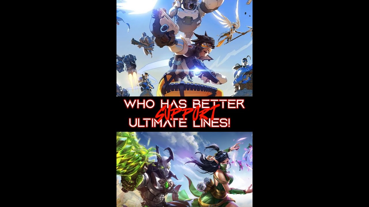 Who has the better support Ultimate lines? Overwatch2 vs Paladins.