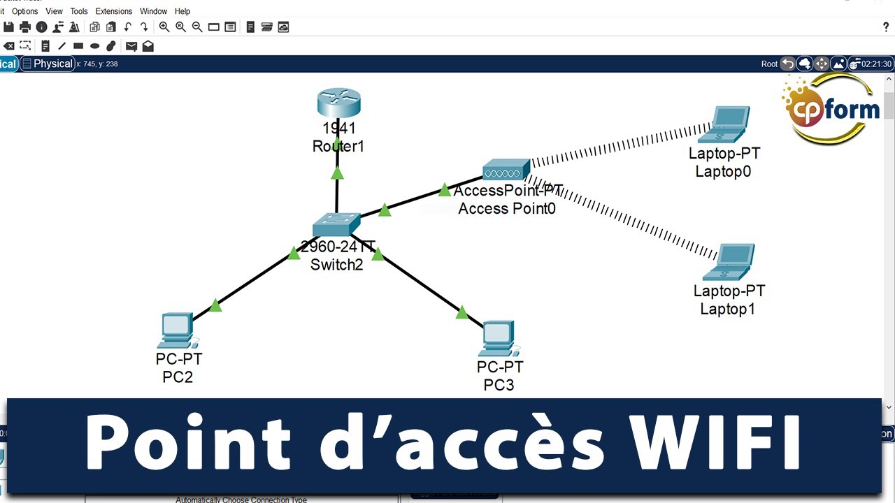 Comment Configurer un point d'acc&egrave;s sans fil sur Cisco Packet Tracer