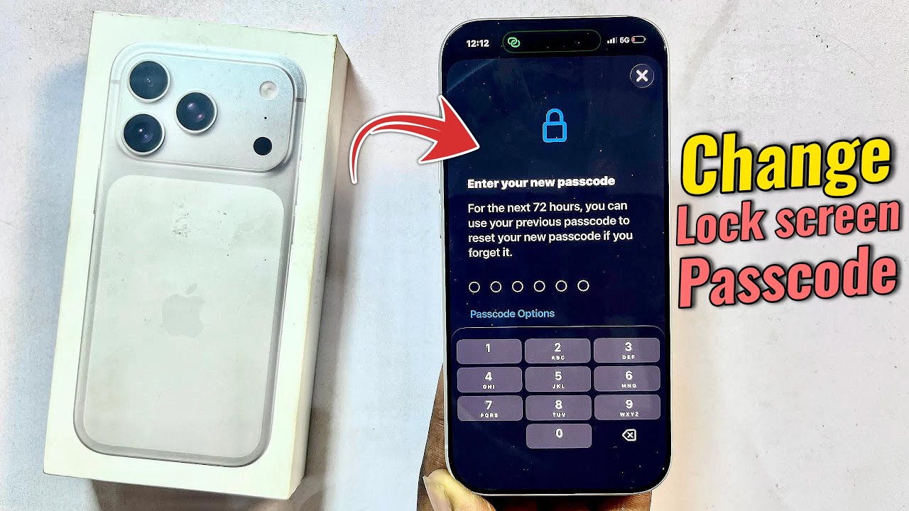 iPhone 17 Pro/Pro Max: How to Change Lock Screen Passcod! 
