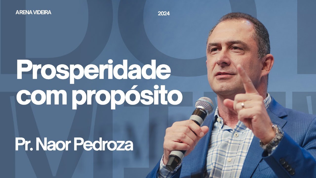Prosperidade com propósito | Pr Naor Pedroza | Culto 29/12/24 | #culto #videira #devocional