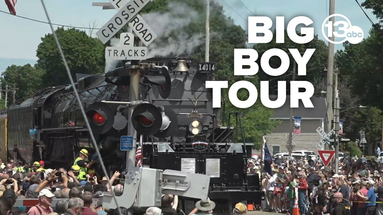 Паровоз Big Boy № 4014 собрал толпы желающих увидеть его &laquo;раз в жизни&raquo;