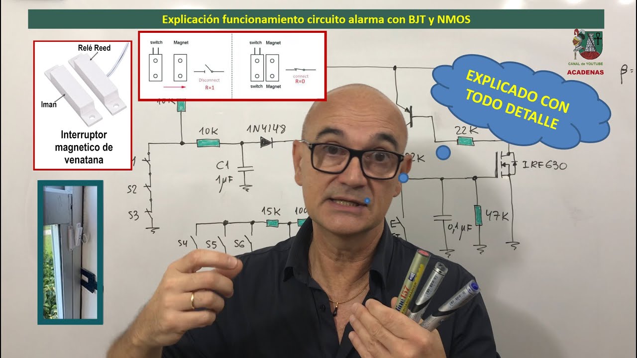 Aprende analizar circuitos con BJT, MOSFET, diodos y condensadores (Clase 52.8)