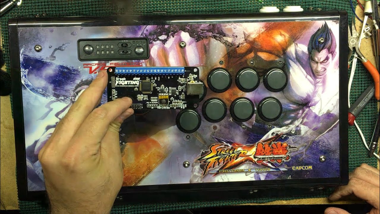 Brook Universal Fight Board Installation in a PS3 Madcatz VS