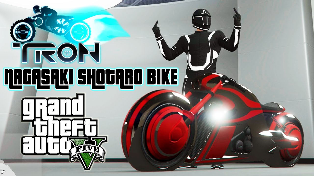 GTA V Online : FICOU LINDA !!! TRON NAGASAKI SHOTARO BIKE