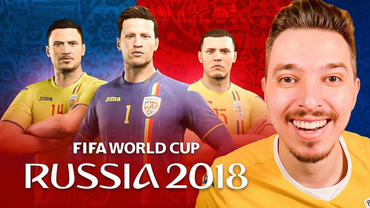 POT CASTIGA CAMPIONATUL MONDIAL 2018 CU ECHIPA NATIONALA DE FOTBAL A ROMANIEI?! RETRO FIFA 18