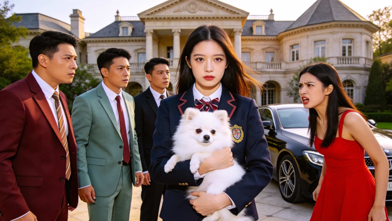 Siswa yang memeluk anjing ini sebenarnya adalah kepala keluarga, dipuja banyak orang.#drama