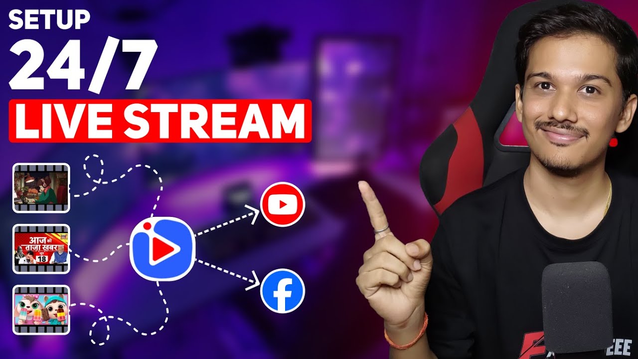 How to Set Up 24/7 Live Stream with Pre Recorded Videos on YouTube