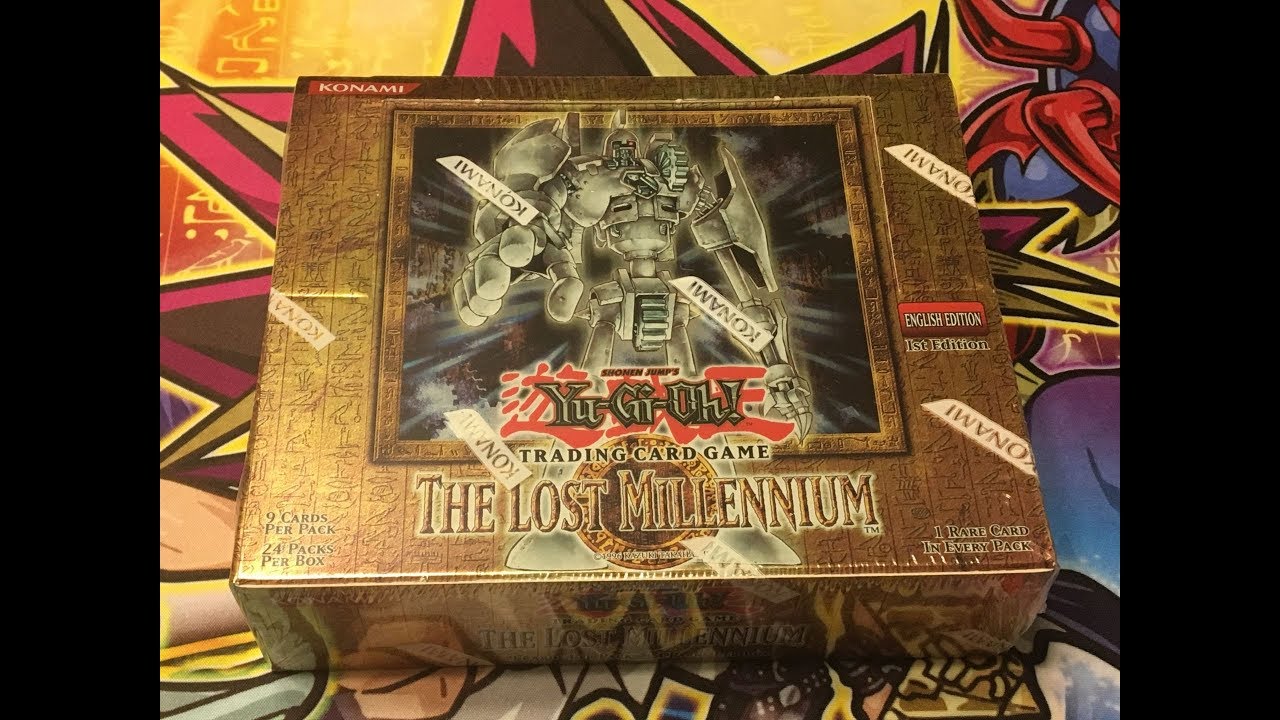 Открытие бустера первого издания Yu-Gi-Oh! The Lost Millennium (TLM)!