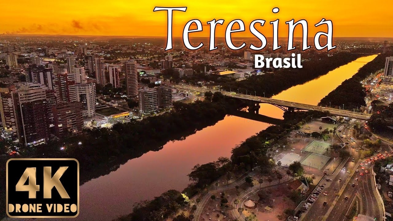 Teresina, Piauí, Brasil Drone 4K HDR
