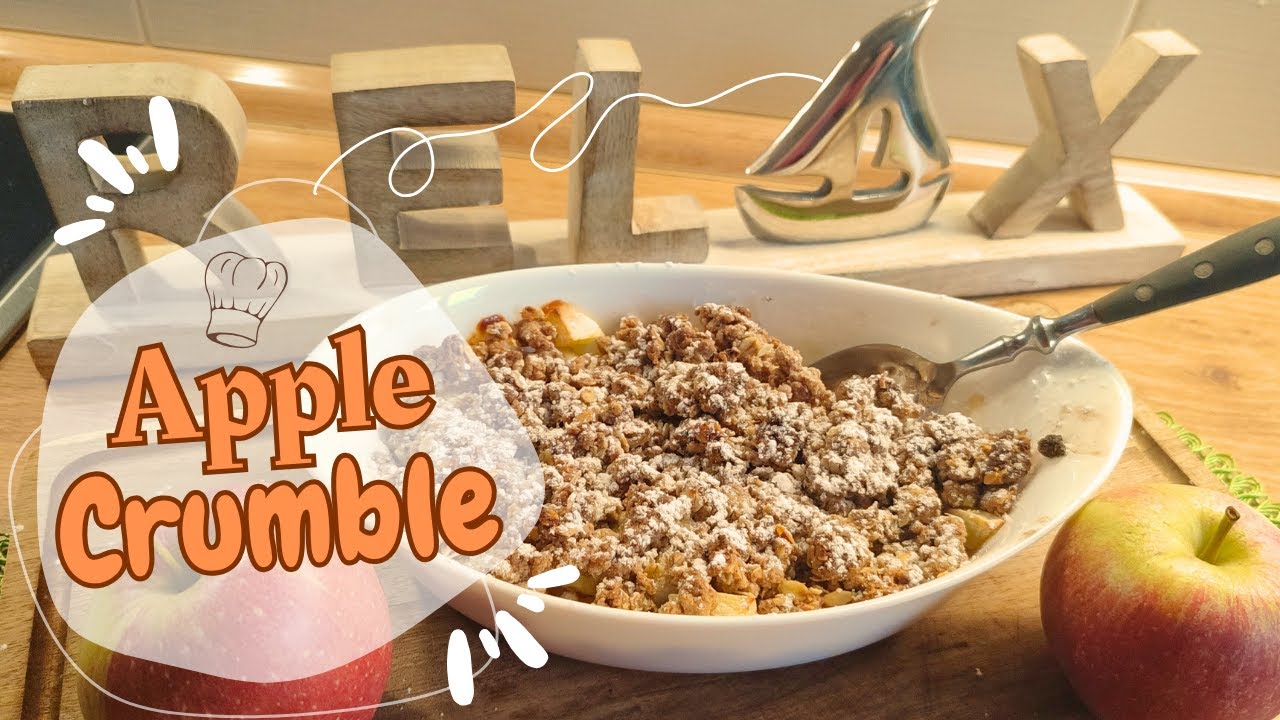 Apple Crumble, so leicht und einfach zu machen, perfekte Apfelspeise zum  Nachtisch oder zum Kaffee