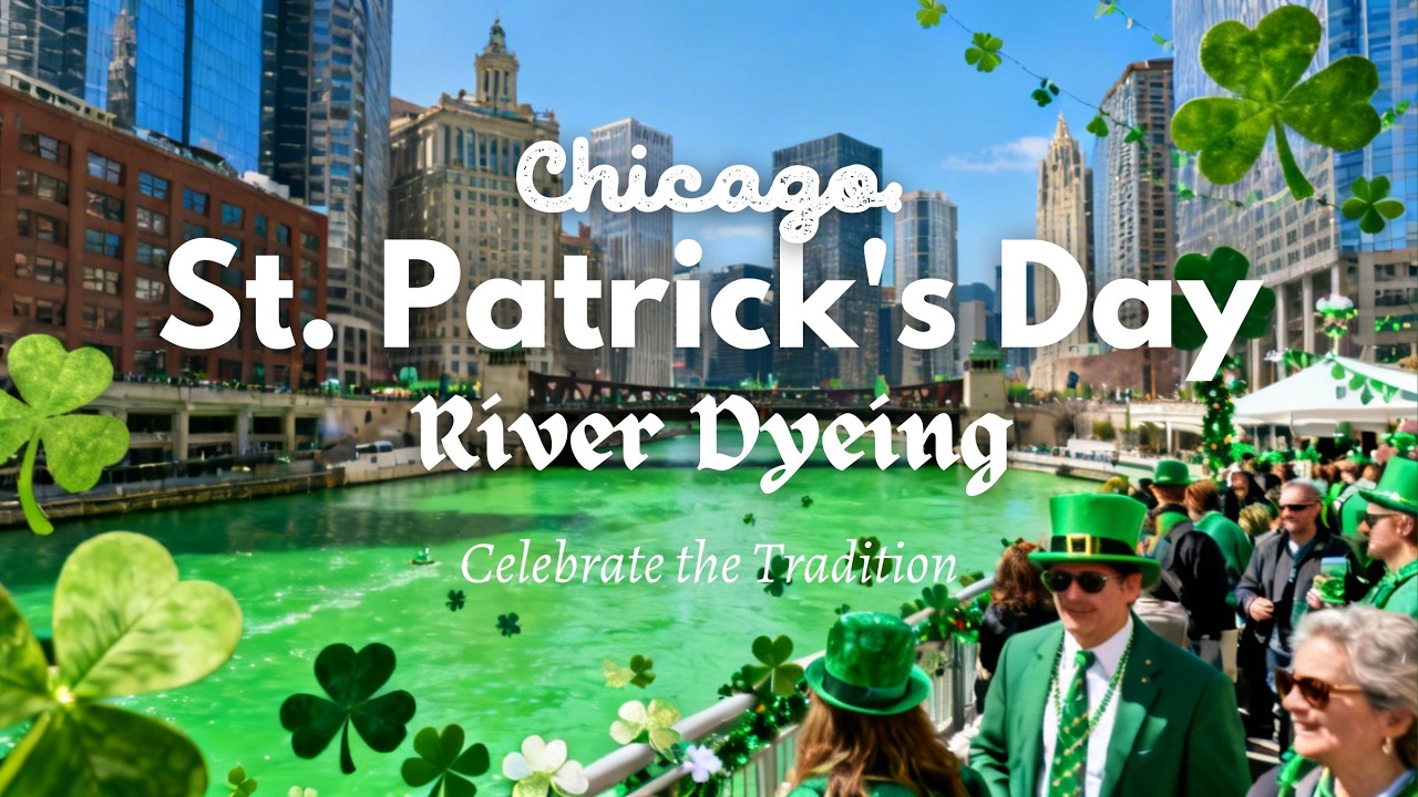 🔴 LIVE Chicago River Dyeing 2026 ☘️ | Chicago River Turns Green for St Patrick’s Day
