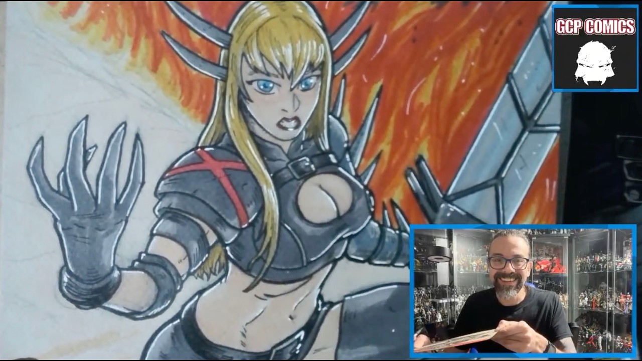 2Hr Grind: Pencils, Inks, and Mistakes Who am I Drawing? #Magik Part 3 #Xmen #HowtoDraw #LiveDrawing
