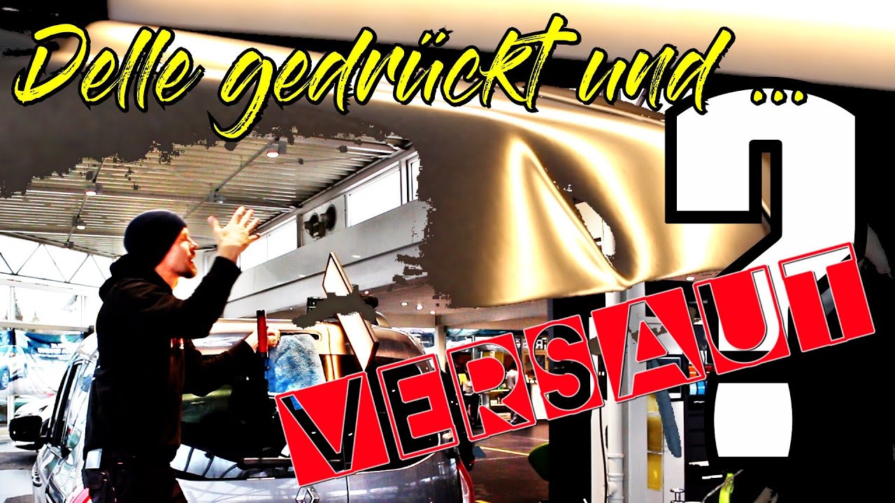 Dellen drücken EXTREM | tiefe Delle versaut ? | Delle entfernen | Ausbeultechnik Ullrich