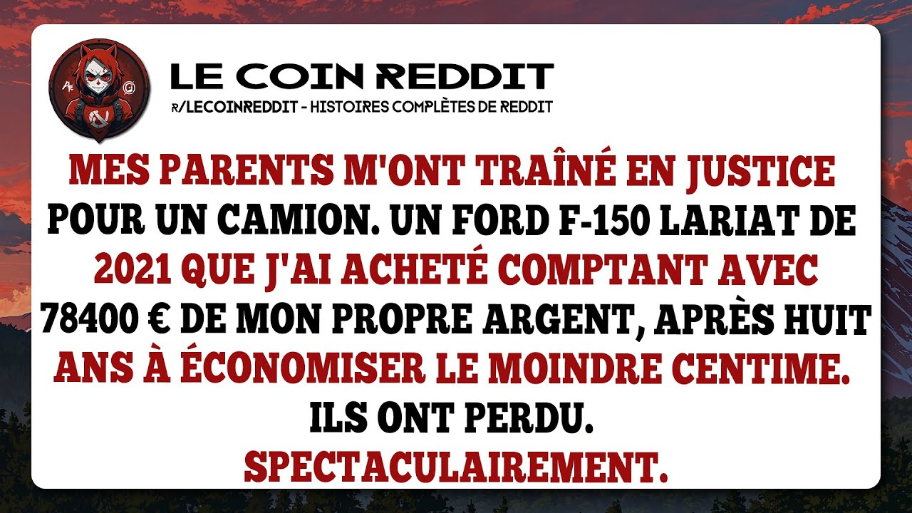 Mes parents ont voulu voler mon camion. Grosse erreur, je les ai humiliés au tribunal.