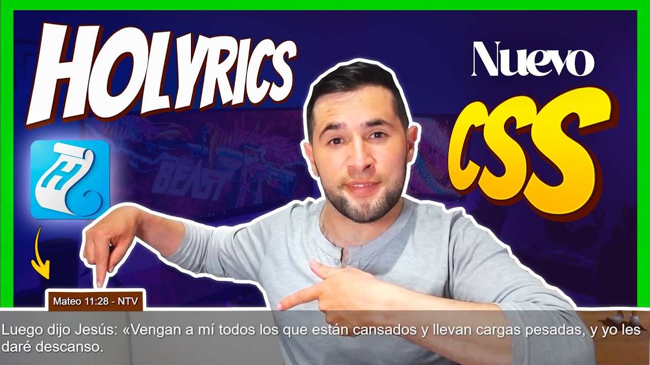NUEVO CODIGO CSS para integrar la BIBLIA de HOLYRICS en OBS
