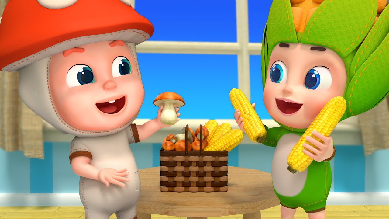 Favourite Vegetables Song for Kids | Healthy Habits | Rosoo Kindergarten Nursery Rhymes & Kids Songs