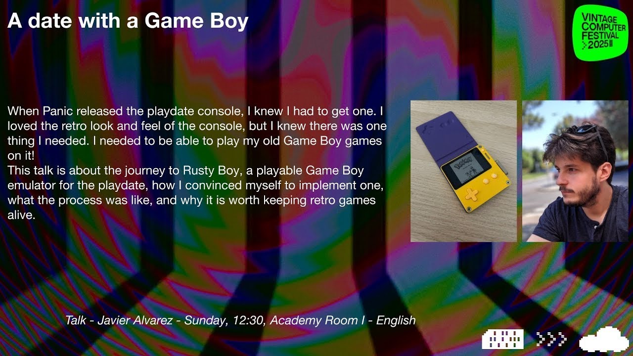 VCFSO25: A date with a Game Boy