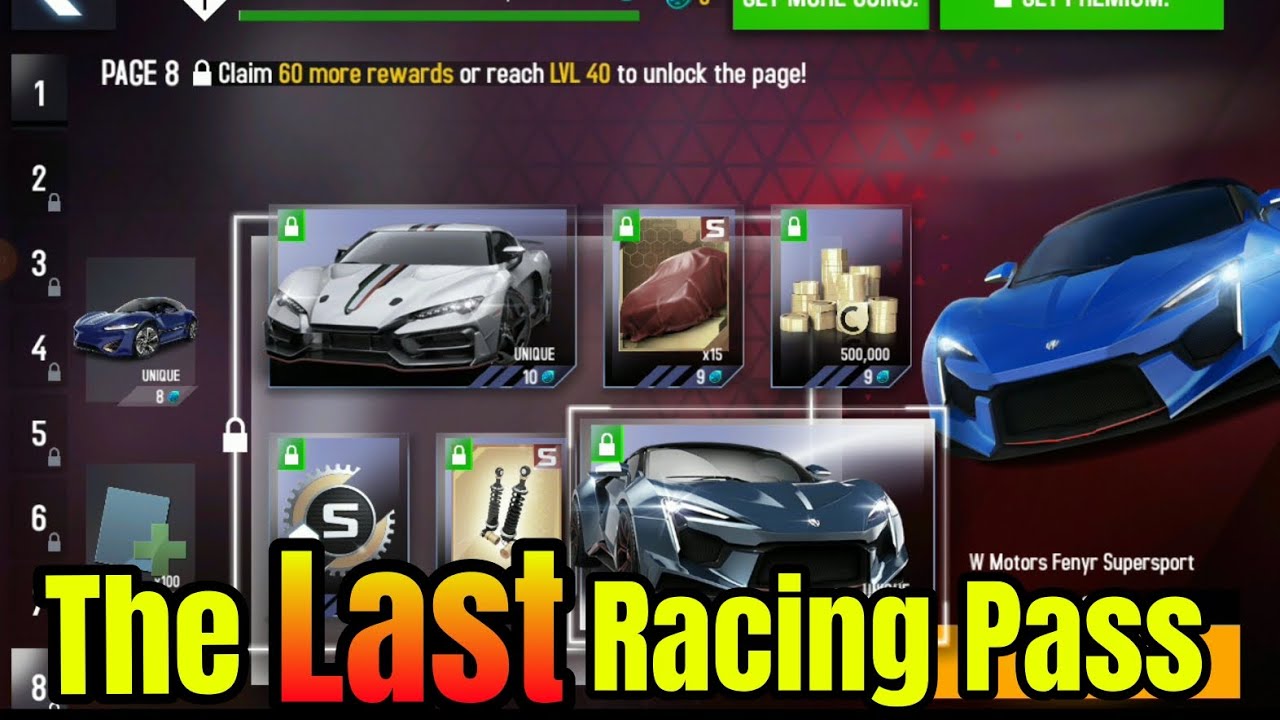 [ Asphalt 8 ] The LAST *Racing Pass!* 😃 | Asphalt 8 Update 74 Last Racing Pass Is Here | Asphalt 8