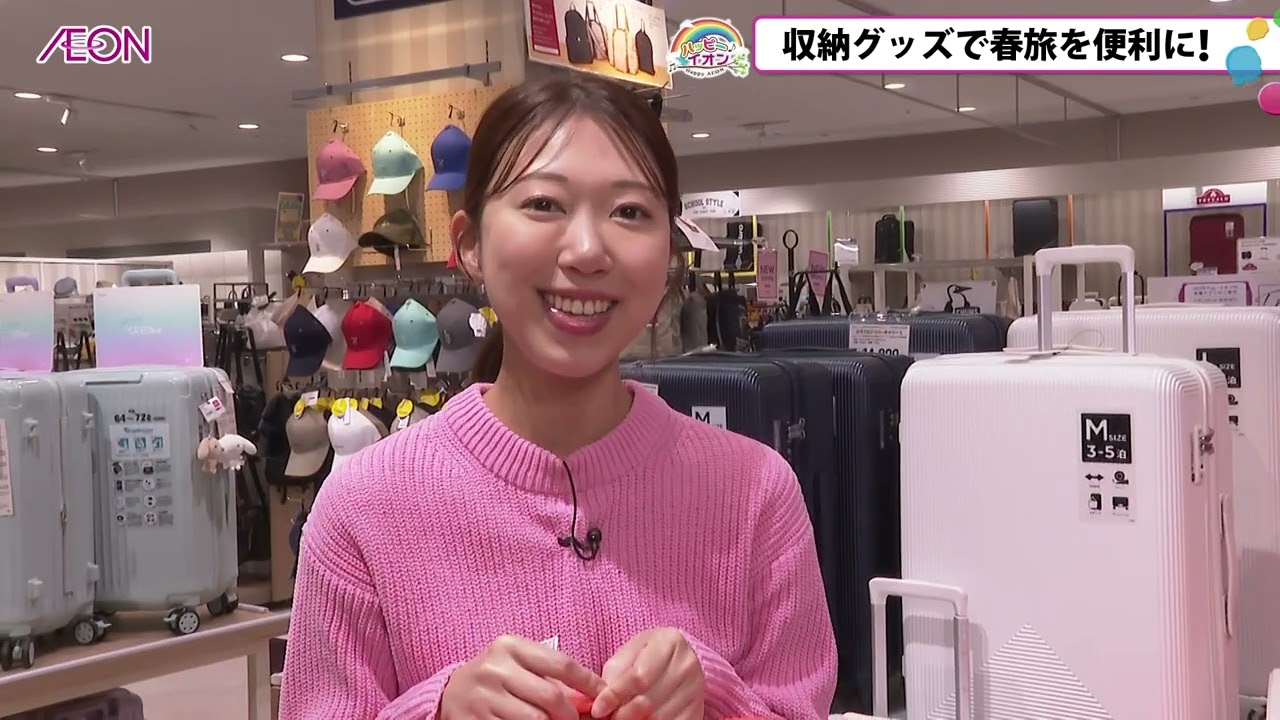 収納グッズで春旅を便利に！