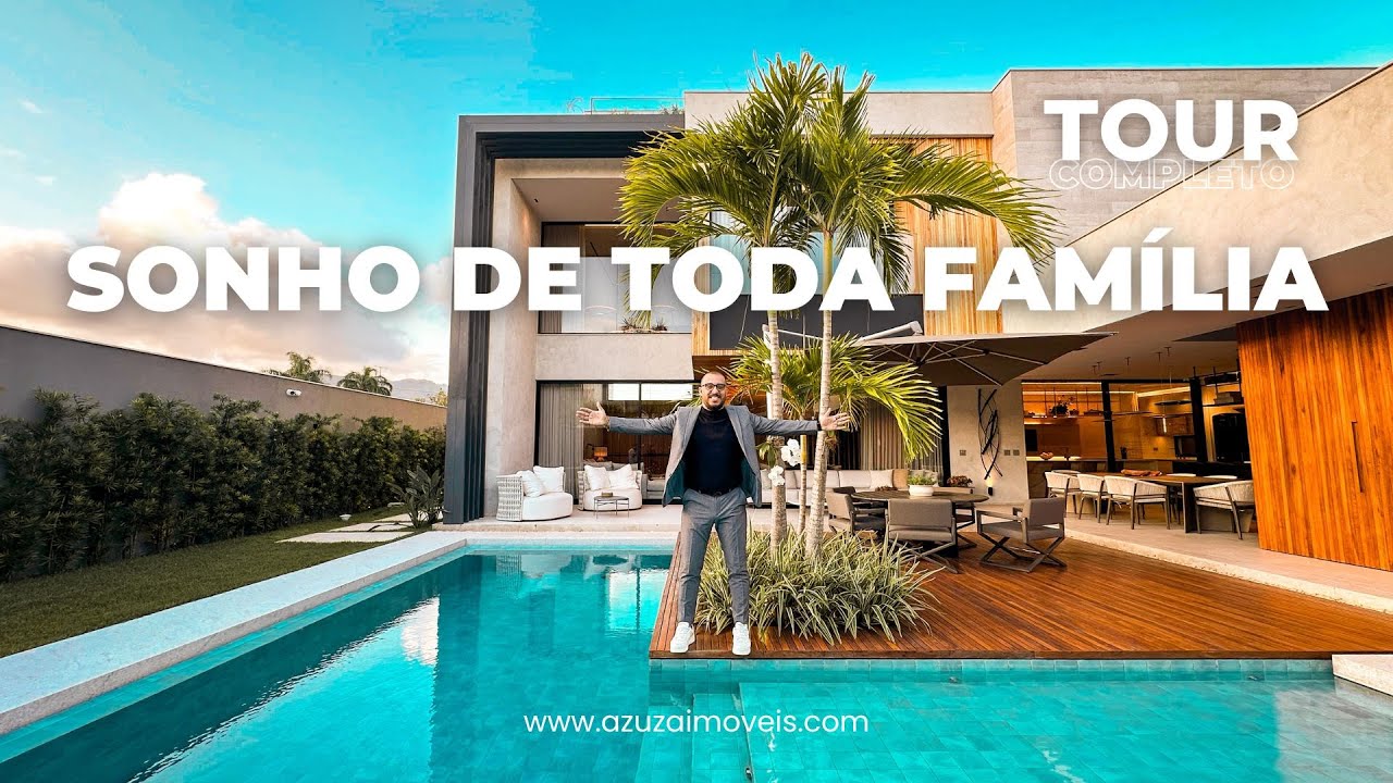 MANSÃO DE R$16.800.000 | Casa à venda no condomínio Santa Mônica Jardins | Azuza Imóveis