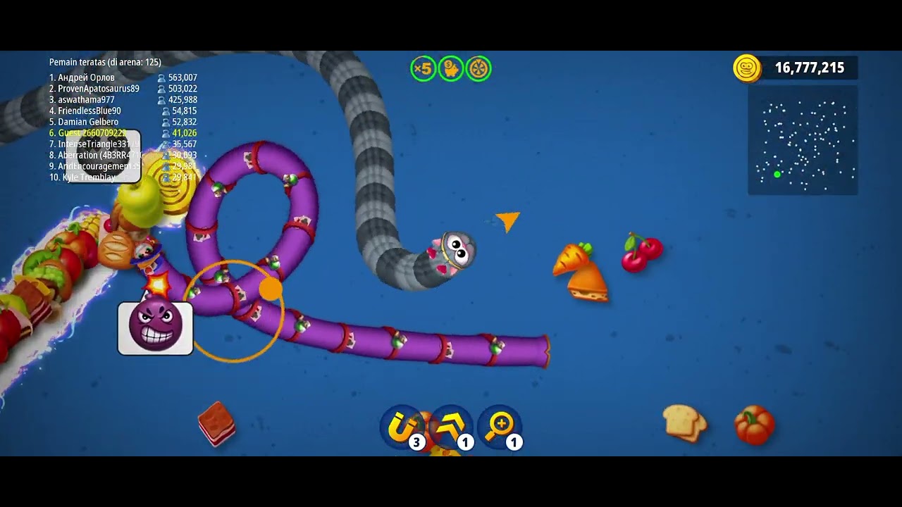 JUST PLAY FUN WORM ZONE || #wormszone #worms #wormszoneio