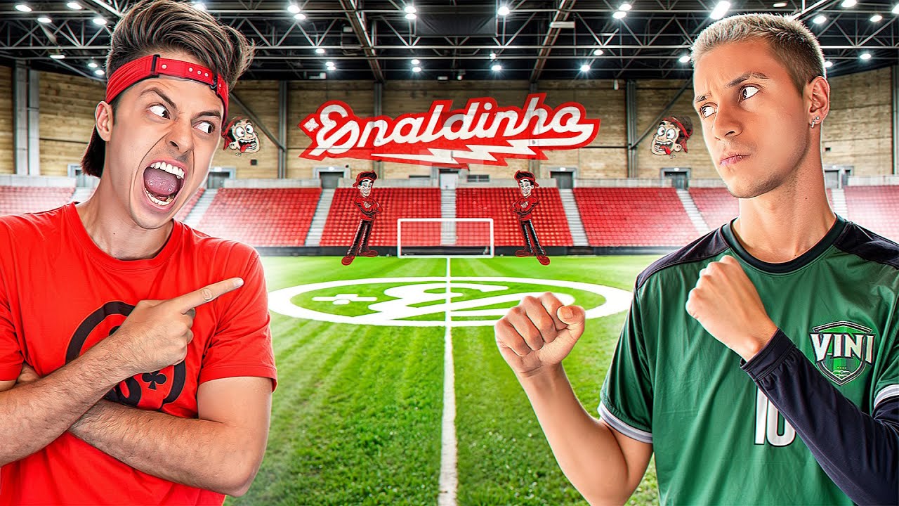 O ENALDINHO ME DESAFIOU NO CAMPO DELE!