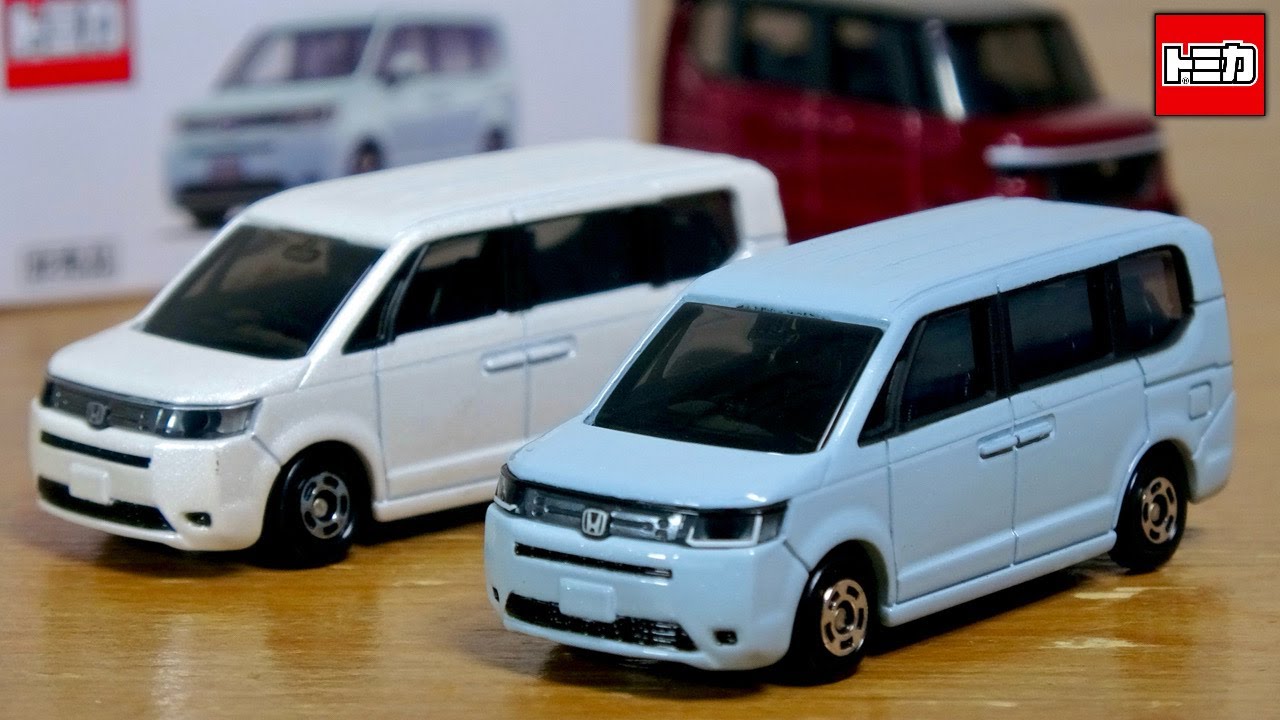 敷居高めの非売品トミカをゲット！ホンダディーラー キャンペーントミカ ステップワゴン エアー STEP WAGON AIR フィヨルドミスト パール SPADAにはない魅力がたっぷり☆
