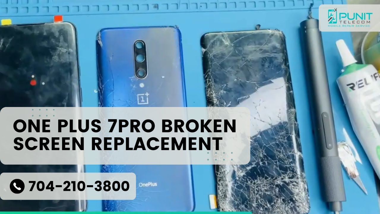 Oneplus 7 Pro Broken Screen Replacement by Punit Telecom 7042103800
