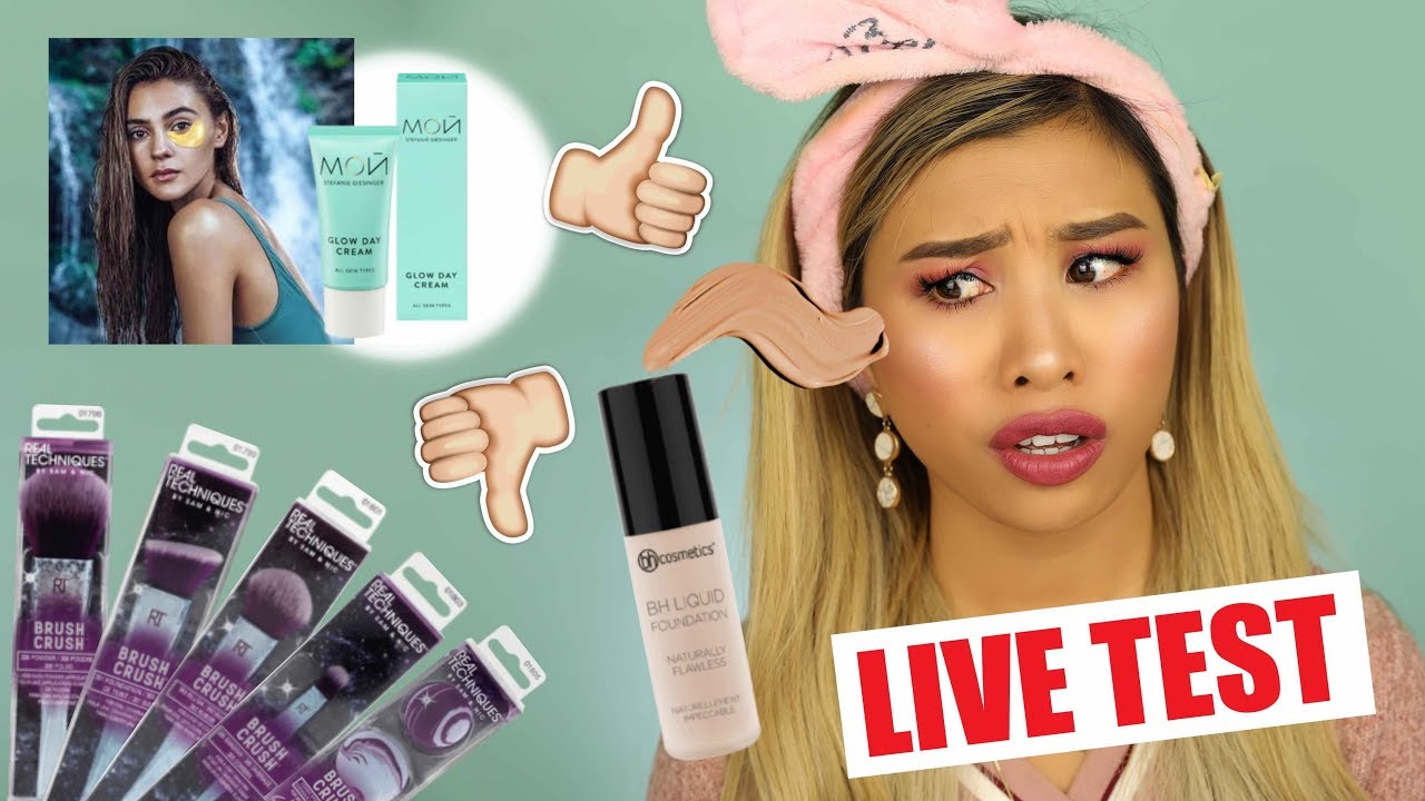 NEUE DROGERIE PRODUKTE IM TEST! l MOY Stefanie Giesinger, BH Cosmetics, Real Techniques l BeautyNews