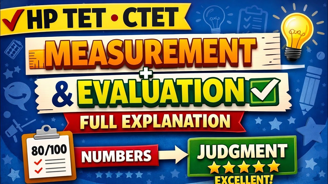 Concept of measurement, assessment  evaluation and their interrelationship bed 2nd sem hpu india 🇮🇳