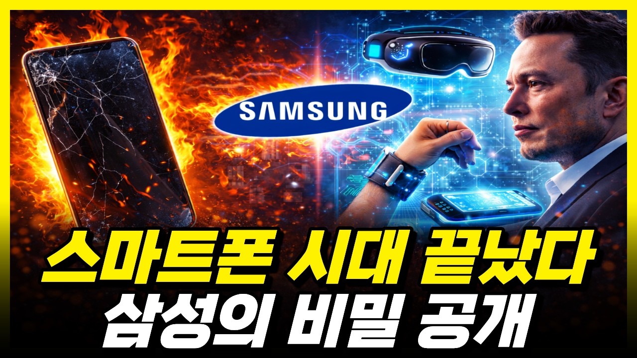 스마트폰 시대 끝났다… 삼성과 머스크가 준비하는 충격적인 미래
