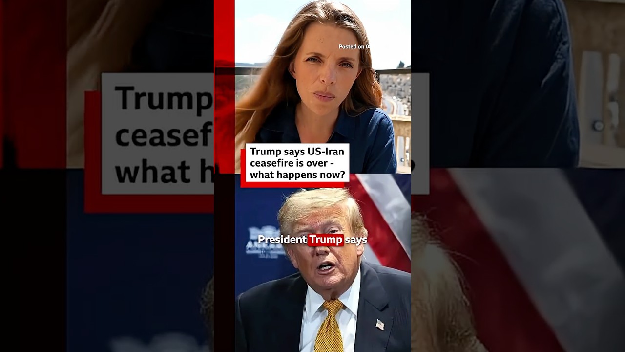 President Donald Trump says US-Iran ceasefire is over, so what happens now? #BBCNews