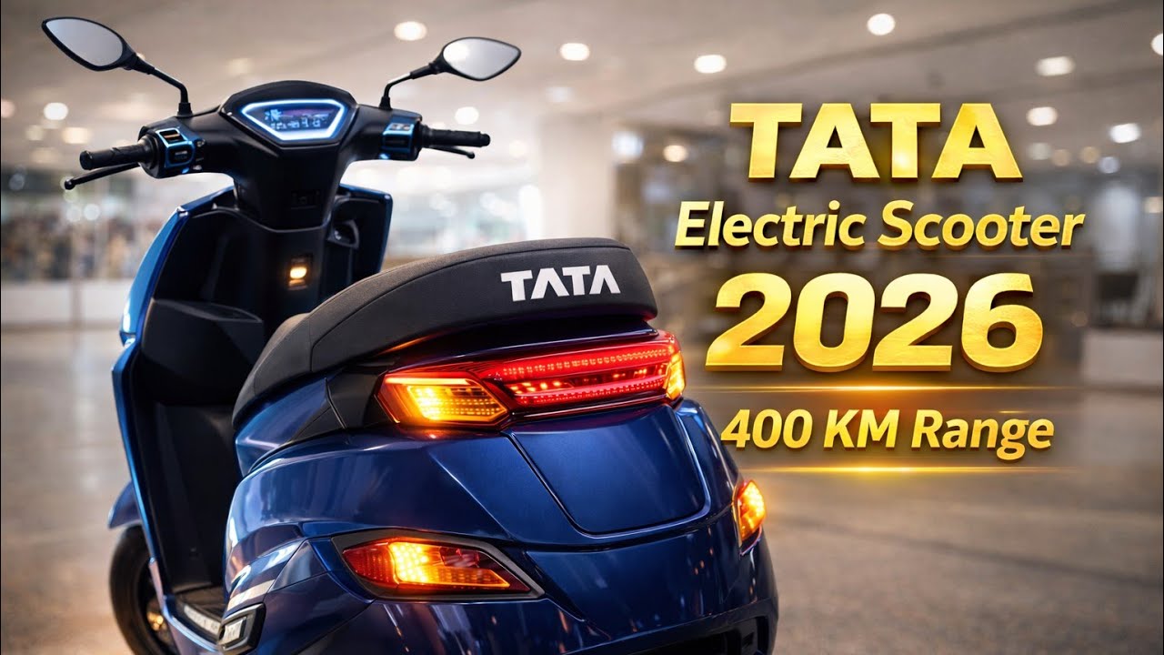 🔥Tata Electric Scooter 400KM Range 😱 OLA Ather Bajaj ???