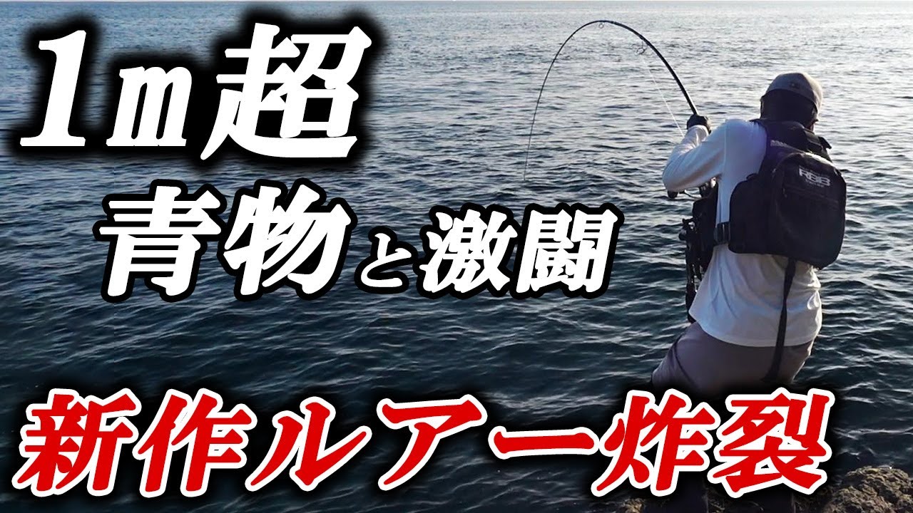 初使用でヤバい釣果！新作ルアーでメーターオーバーの大物とガチンコバトル【DUEL SBポップ実釣インプレ】