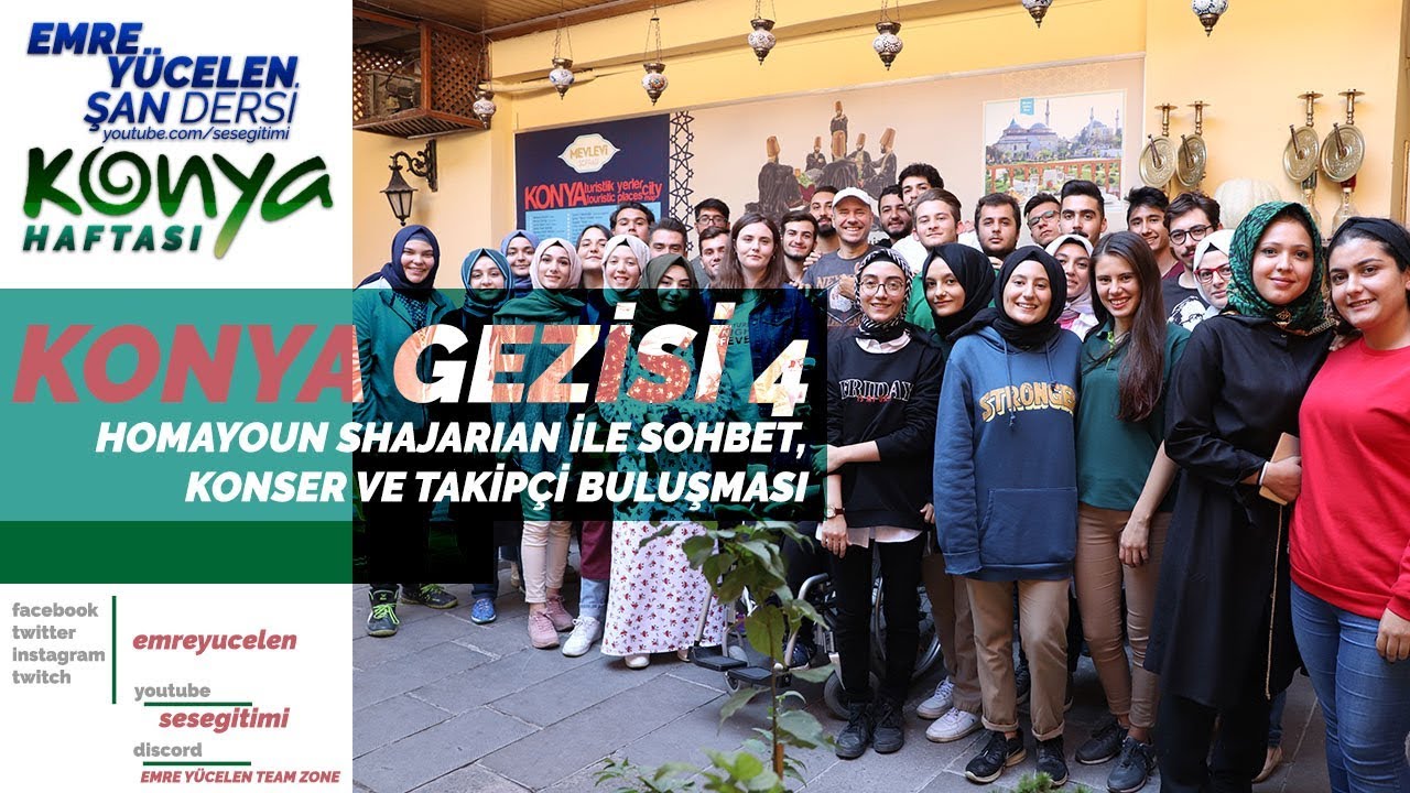 Konya Gezisi 4 - Homayoun Shajarian Konseri ve Takipçi Buluşması