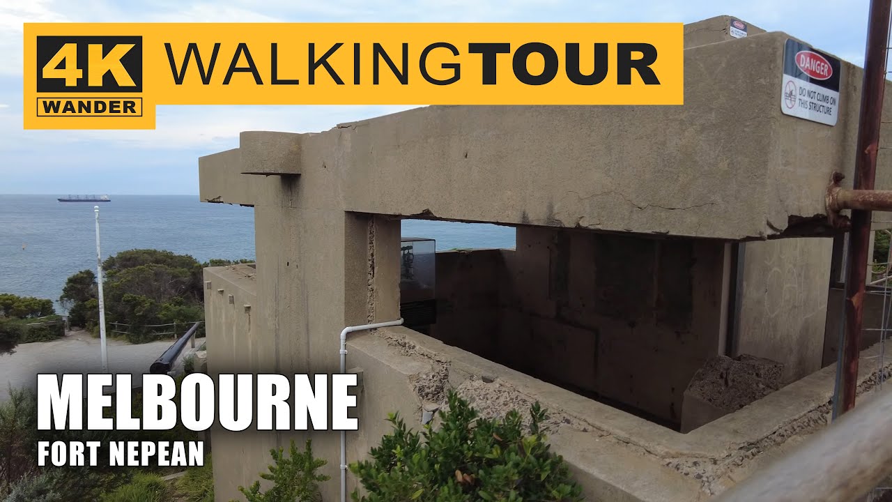 Fort Nepean Walking Tour in Melbourne, Australia (4K 60fps)